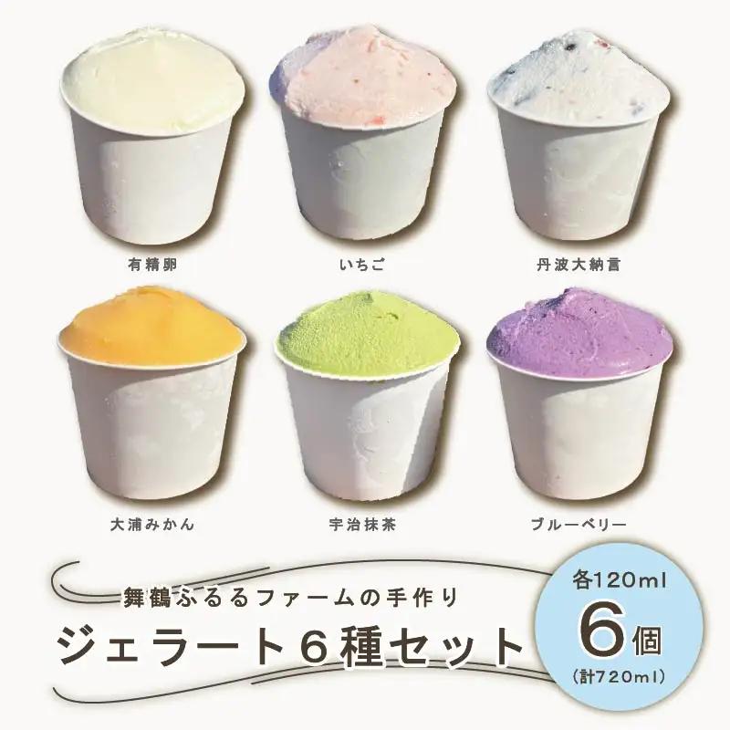 手作りジェラート 6種セット ジェラート