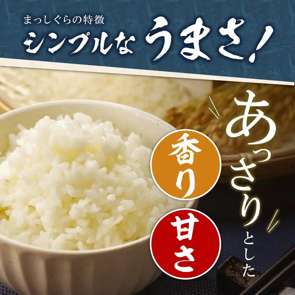 【定期便 隔月6回】 米 10kg まっしぐら (精米・5kg×2袋) 定期便6回 10kg×6回