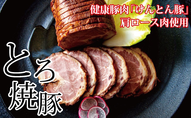 【飛騨・美濃けんとん】けんとん豚肩ロース肉とろ焼豚（小分け）