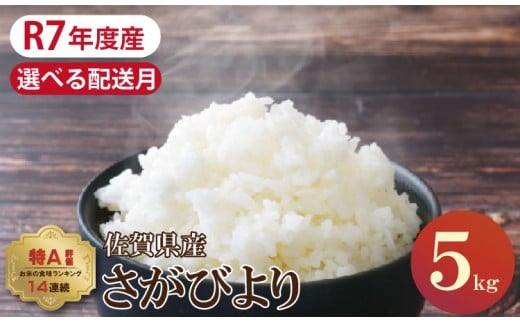 【7月出荷】先行予約 佐賀ブランド米「さがびより」5kg（5kg×1）潮風F