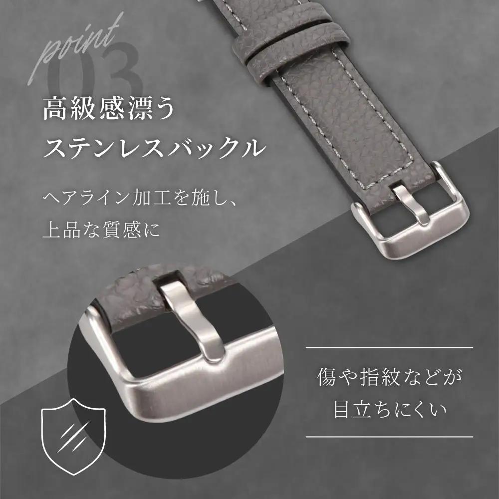 Apple Watch レザーバンド ブラック  アップルウォッチバンド