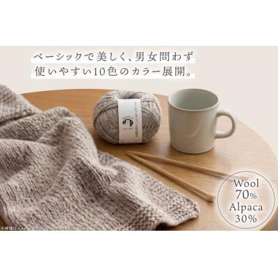ふるさと納税 江南市 あみもねっと アルパカ天然色並太 9番色 10玉セット |  | 01