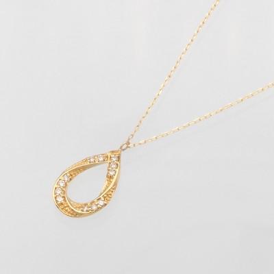 ふるさと納税 昭和町 K18 0.10ct ダイヤモンド ペンダントネックレス HH-019739 |  | 01