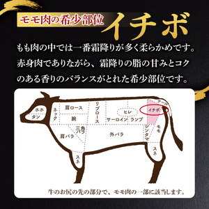 【茨城県共通返礼品】最高級常陸牛 希少部位 イチボステーキ  500g【黒毛和牛 牛肉 銘柄牛 冷凍 茨城県 阿見町】(81-52)