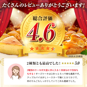 訳あり アップルパイ チーズケーキ セット 3kg 以上 ケーキ 冷凍 手作り 冷凍スイーツ 冷凍デザート スイーツ デザート お徳用 詰め合わせ 食べ比べ パイケーキセット ウィンズ・アーク 埼玉県