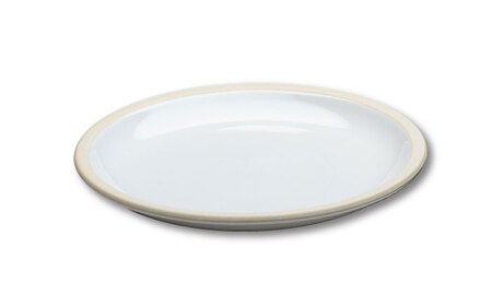 【美濃焼】 %porcelains plate L グロス 2点セット クリア＆グロスグレイ 【丸朝製陶所】食器 皿 プレート [TCK010]