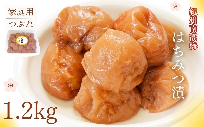 
                  紀州南高梅 はちみつ漬つぶれ梅 1.2kg／塩分8％　 maruni043
                