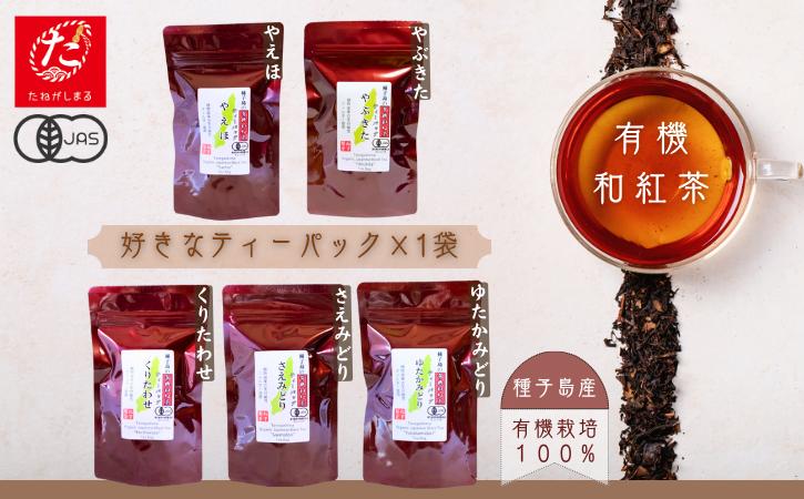 
            【たねがしまる4000】種子島 の 選べる  有機 和紅茶   ティーバッグ １種  NFN937【100pt】
          