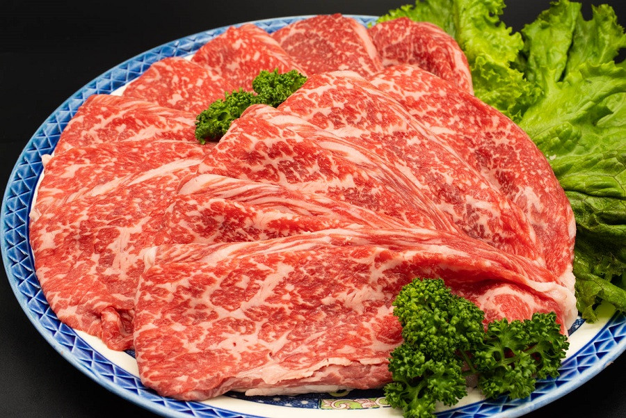 
熊本県産 A5等級 和王 モモスライス 1350g (450g×3P) 牛肉 モモ肉
