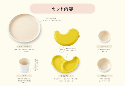 シェルミンキッズ5点セット そら　食器 カラトリー