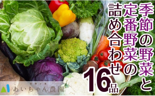 
            吉野ヶ里産 季節の野菜と定番野菜の詰合せ16品
          