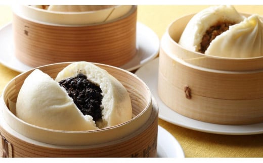 萬珍樓　饅頭2種・点心3種・海老チリ詰合せ（６種21個）