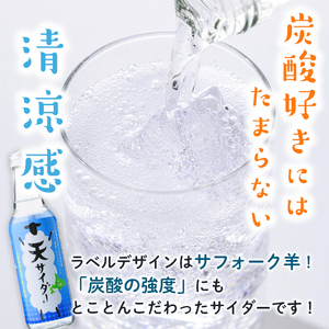 「天サイダー」 330ml×24本  北海道士別市 サイダー 炭酸 炭酸飲料 ジュース 飲み物 ドリンク 【まちづくり士別】 C7086