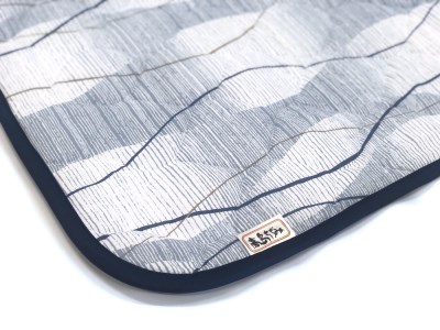 コットン100% 高島ちぢみ (表地) さらさらキルト敷パット シングルサイズ(約100×205cm) FNP006 [4600]