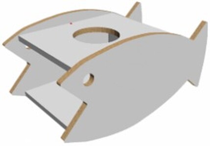 ネコハウス（お魚型）