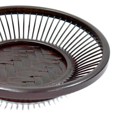 ふるさと納税 静岡市 竹細工 茶托「朝顔」(5枚組) |  | 03