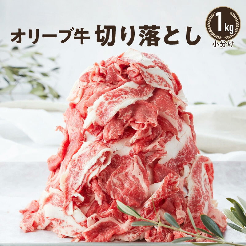 【ふるさと納税】 オリーブ牛 大容量 小分け オリーブ牛 切り落とし1kg [ 切り落とし 香川県産 讃岐牛 小豆島 オリーブ 黒毛和牛 国産牛 大容量 小分け 高級肉 贈答用 産地直送 プレミアムビーフ 20000 20,000円 台 ササハラ ]