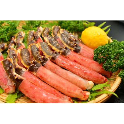 ふるさと納税 網走市 数量限定・お刺身OK 生冷タラバ・ズワイガニ蟹ポーション 合計約1kg |  | 01