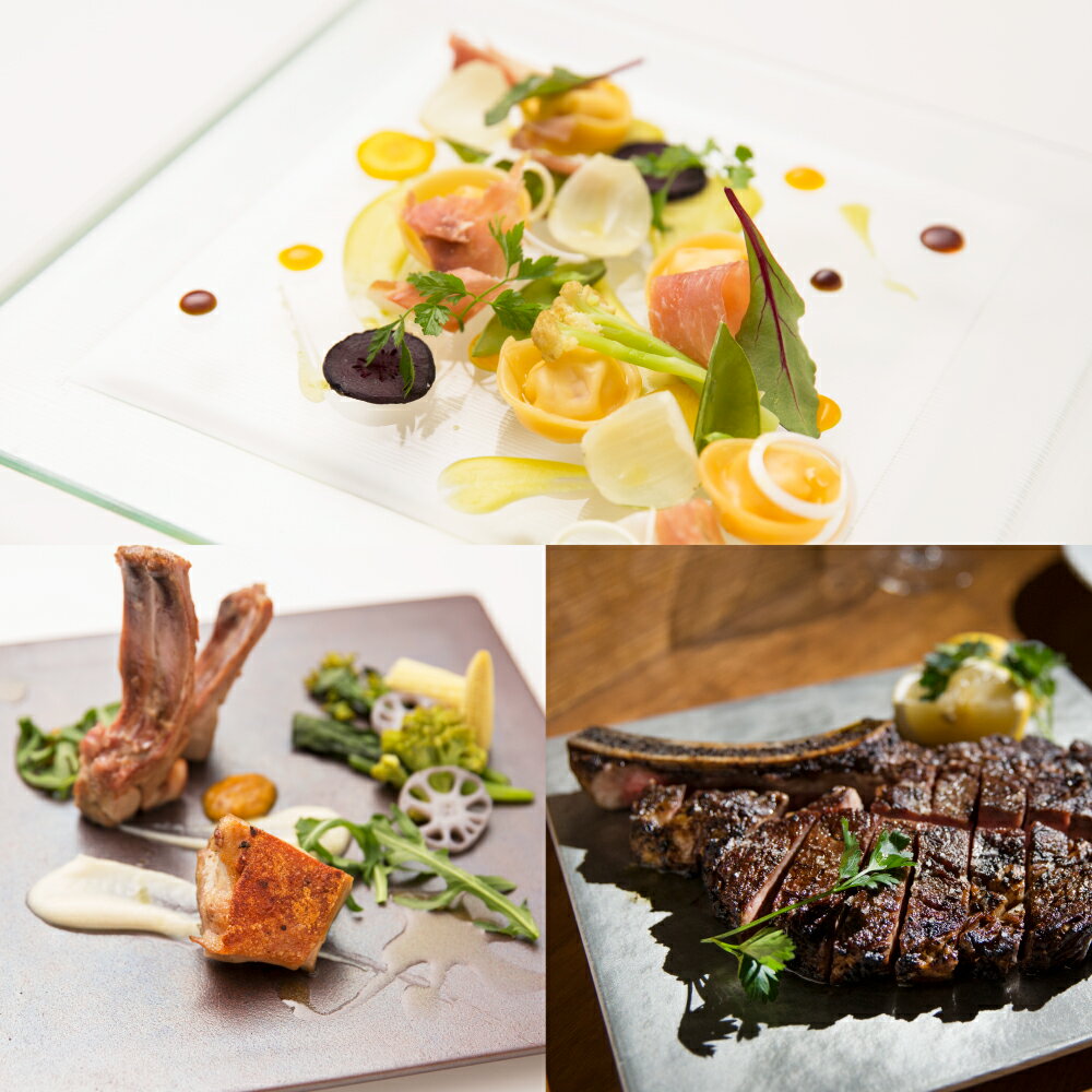 【ふるさと納税】＜選べるコース＞ディナーコース / ランチコース お食事券 2人前 1枚 リストランテドラマティコ イタリア料理 コース料理 星付きレストラン 昼飯 夕飯 ごはん ご飯 パスタ デザート パン コーヒー 飲食 商品券 ご利用券 チケット 東京都 杉並区 送料無料