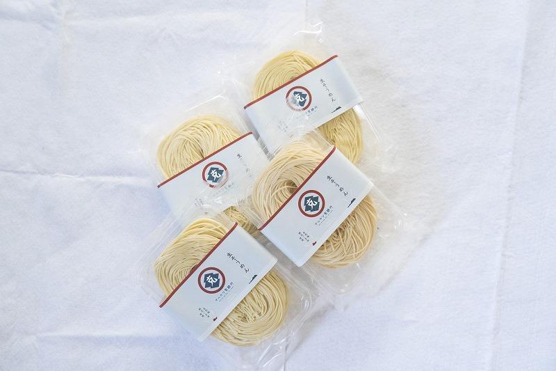 【ギフト用】生素麺(細口) 4個入り 2人家族向け（贈答用・熨斗つき）
