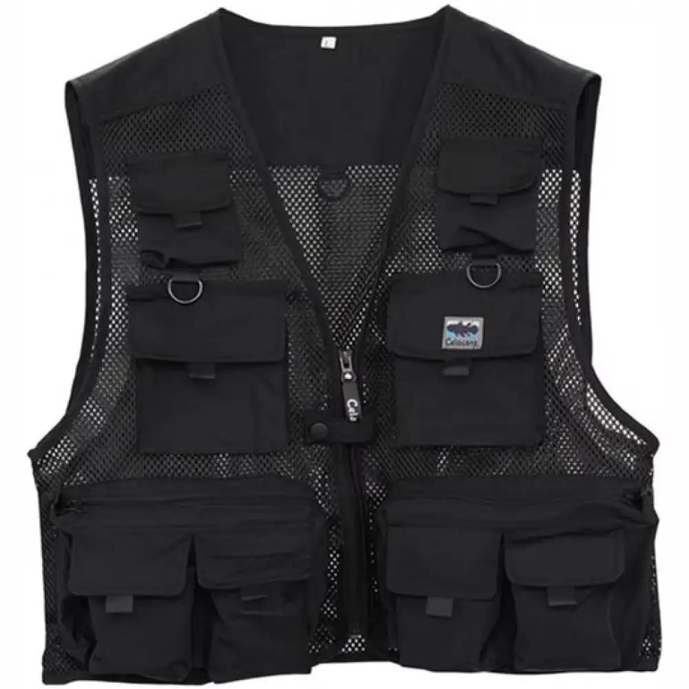 メッシュベストNFC-2180＜カラー：ブラック  サイズ：M    肩幅41cm/胸囲100cm/着丈53cm＞