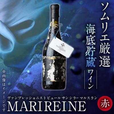 ふるさと納税 佐伯市 海底貯蔵ワイン 赤 MARIREINE ヴァンプレッショニスト ピュール サン シラー マルスラン
