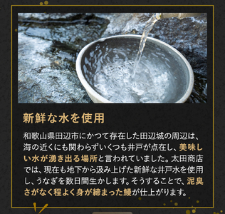 国産うなぎ蒲焼（5本）タレ付き /  和歌山 田辺市 国産 国産うなぎ 国産鰻 うなぎ 鰻 鰻丼 うな丼 土用の丑の日  【ots018】