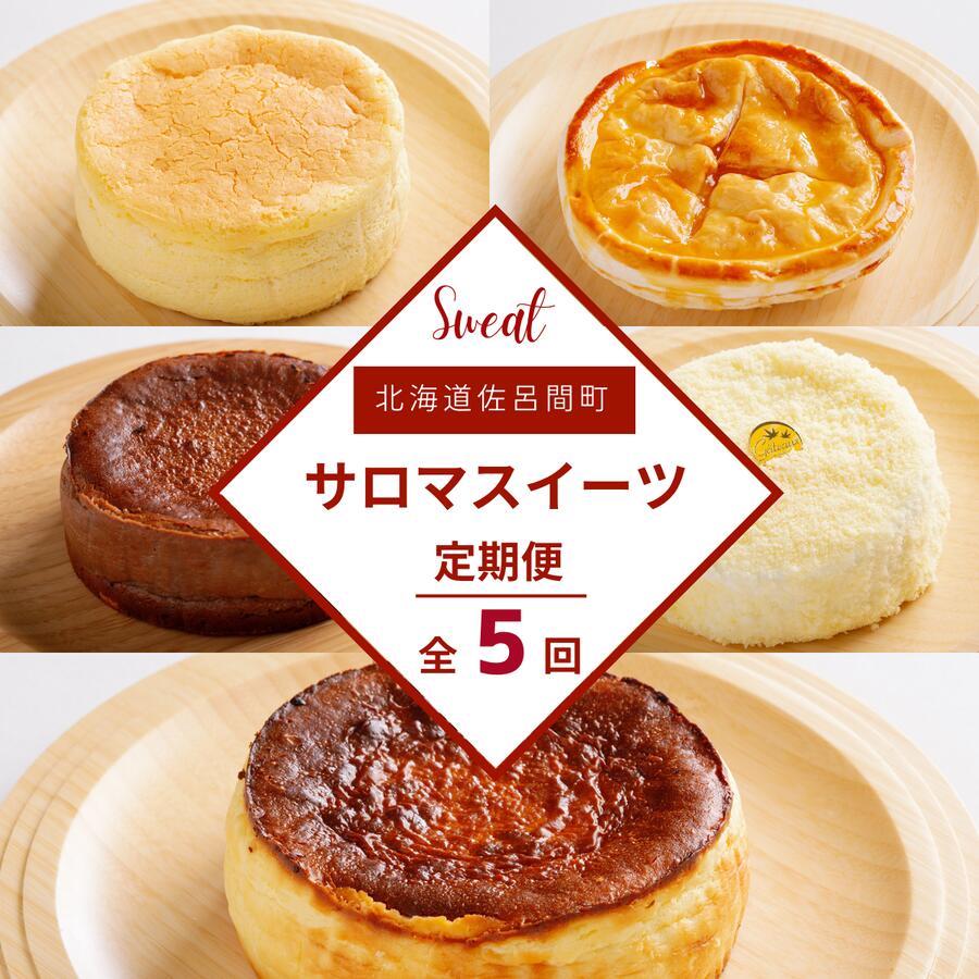 【ふるさと納税】 5種のスイーツ定期便 【 ふるさと納税 人気 おすすめ ランキング チーズスフレ アップルパイ チョコチーズ チーズケーキ レアチーズケーキ 定期便 北海道 佐呂間町 送料無料 】 SRMJ074