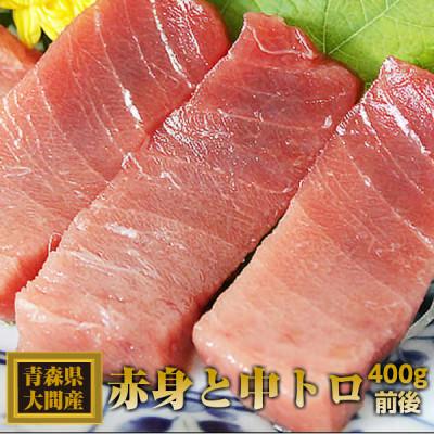ふるさと納税 _青森県 大間産本マグロ 赤身と中トロセット 各200g前後(合計400g前後)