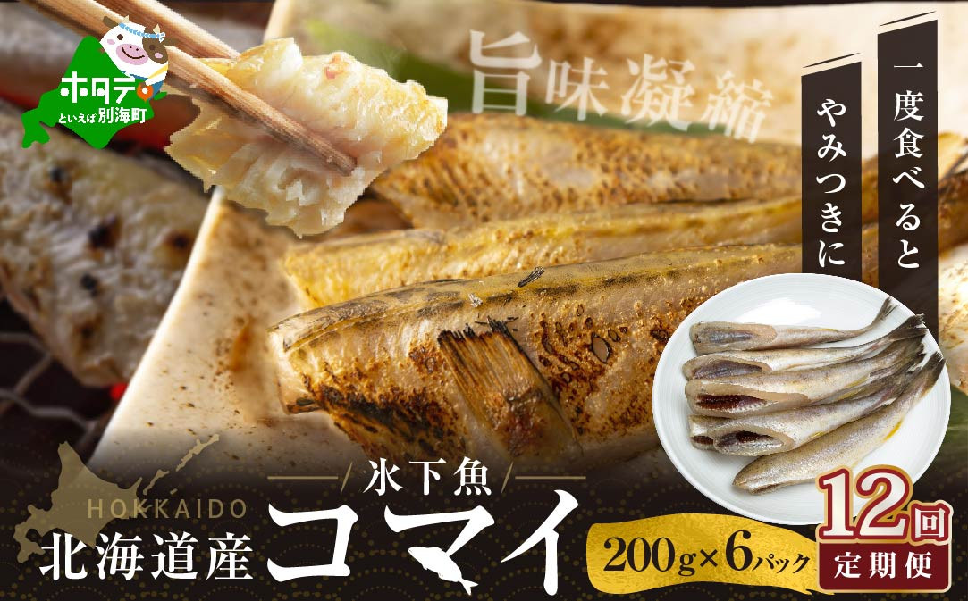 
            【定期便】北海道産干しこまい（２００g×６パック）×１２ヵ月【全１２回】 ( こまい コマイ 干しこまい 干こまい 干しコマイ 干コマイ 魚 干物 北海道 北海道産 国産 定期便 12ヶ月 12ヵ月 12か月 12回 ふるさとチョイス ふるさと納税 仕組み キャンペーン 限度額 計算 ランキング やり方 シミュレーション チョイス チョイスマイル ）
          