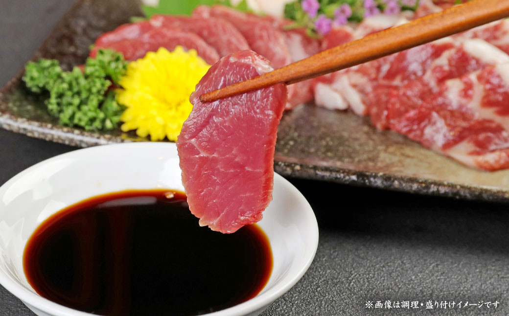 【6ヶ月定期便】あか牛ヒレ肉800g（6枚前後）・馬刺し200g（赤身100g、霜降り50g、たてがみ50g）セット