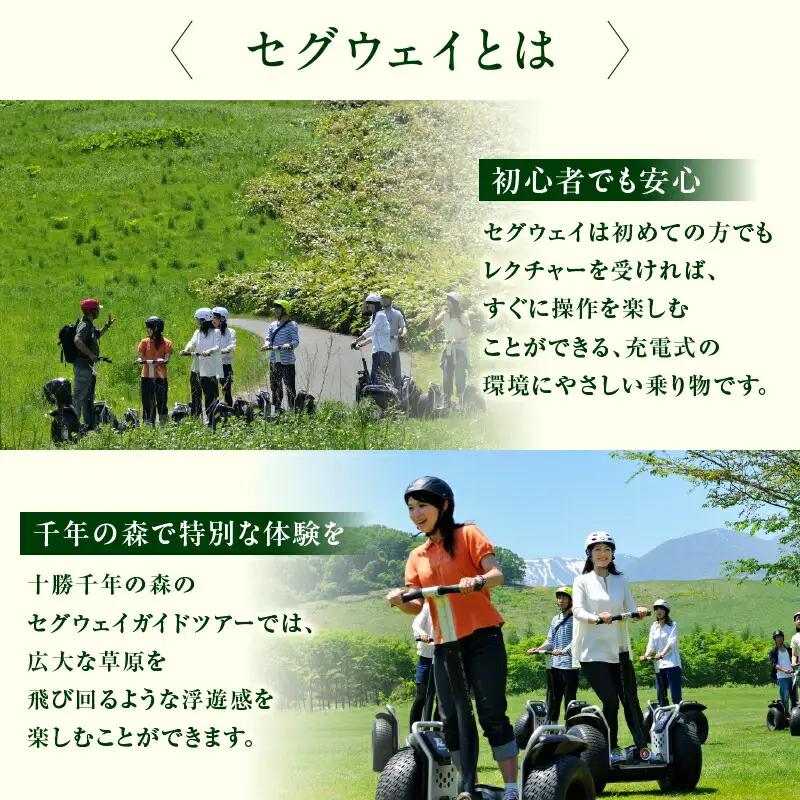 十勝千年の森 入場券＋セグウェイツアー券 1名分【北海道 清水町 自然 十勝千年の森 十勝毎日新聞社 ガーデン 入場券 セグウェイ セグウェイ社公認 ツアー レジャー おでかけ】_S030-0005