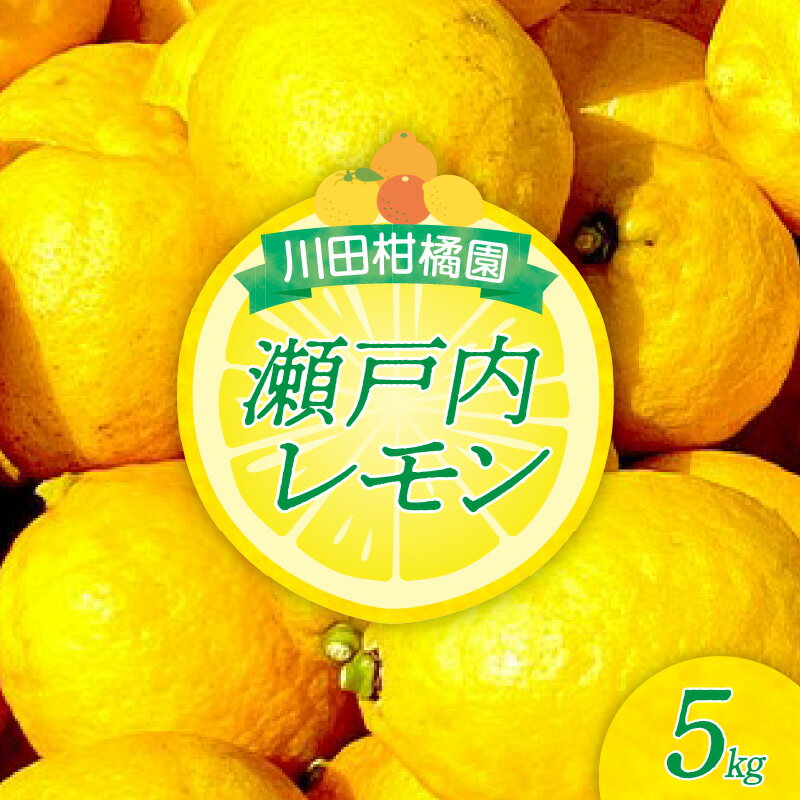 【ふるさと納税】先行予約 広島県産 「 瀬戸内レモン 」 5kg 川田柑橘園 レモン 檸檬 栽培期間中 防腐剤不使用 ワックス不使用 フルーツ 果物 柑橘 レモネード レモン水 酸味 爽やか レモンサワー 酒のお供 お取り寄せ 産地直送 国産 広島県 呉市 【2027年1月上旬～発送】