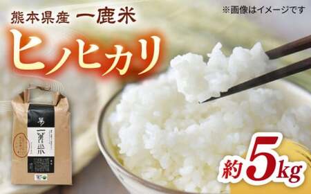 【天日塩を使用】一鹿米 ヒノヒカリ 白米 5kg【株式会社 夢アグリ】[ZCL003]
