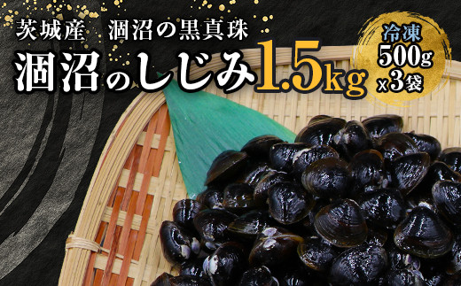 
                  452 しじみ 冷凍 砂抜き 1.5kg 500g × 3袋 ひぬま やまと シジミ 涸沼 大和
                