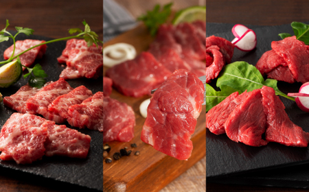 「本場・熊本」霜降り馬刺しと赤身の贅沢6種セット						