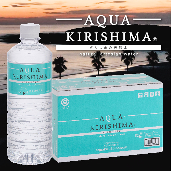 【D065】AQUA KIRISHIMA アクアキリシマ 600ml×24本（シリカ 霧島天然水 ナチュラル ミネラルウォーター 中硬水）