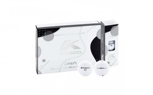 ゴルフボール DNA 12球入 3ダース【ホワイト】kasco キャスコ