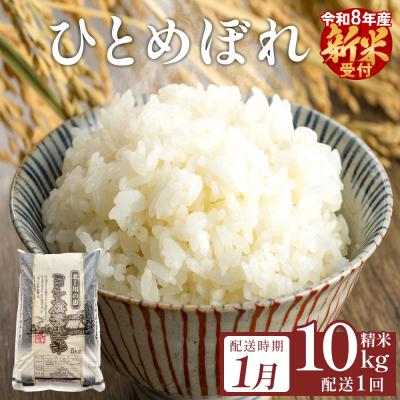 ふるさと納税 石巻市 【1月配送】 ＜先行受付＞ 令和8年産 ひとめぼれ 精米 10kg (5kg×2) 単品 新米
