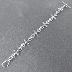 puzzle cross Bracelet パズル クロス ブレスレット ｜ 腕輪 シルバー アクセサリー 十字架 モチーフ 925 ブレス ハンドメイド ジュエリー アクセ ファッション 人気 シン