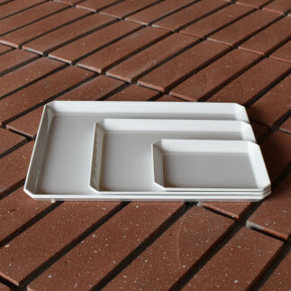 1616/ TY Square Plate 130, 200, 270 White 有田焼 器 食器 皿 白 ホワイト プレート A25-321