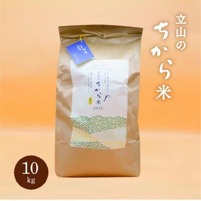 ふるさと納税 立山町 産地限定棚田米 立山のちから米 10kg