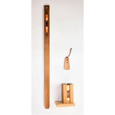 ふるさと納税 長沼町 銘木靴ベラセット　エンジュ |  | 01