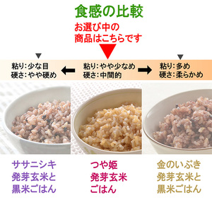 つや姫発芽玄米を炊いたごはん150g×40パック（有機栽培玄米使用）