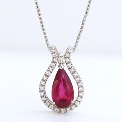 ふるさと納税 山梨市 K18WGピンクトルマリン2Wayペンダントトップ【TR2.87ct・D0.31ct 】G3544 |  | 01