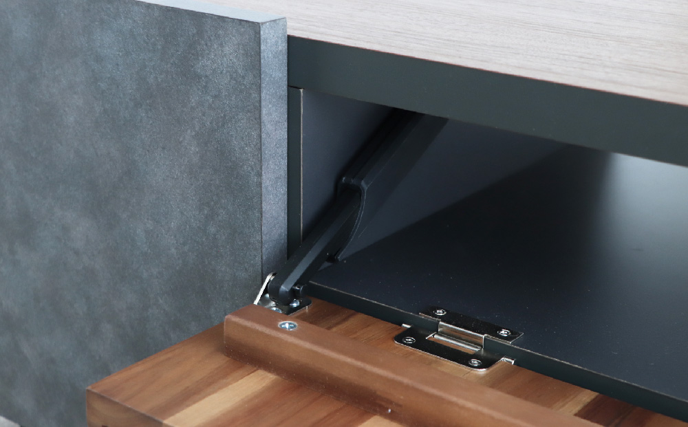 【東馬家具】クリート TV 140 CL【美しさ モダン 空間作り ワンランク上 贅沢 アカシア材 コンクリート調 完成品】(H060618)