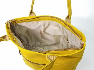 【いちひこ帆布】 ライントート/イエロー