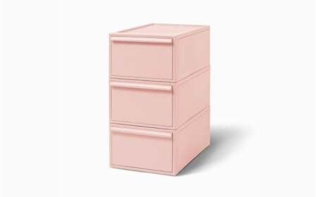 クローゼットシステム 引出しタイプM　3個組　CS-D2 3P (5色からお好きなカラーが選べる) ／ ピンク 収納 ライクイット like-it 奈良県 葛城市【like100-4】