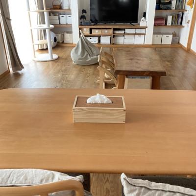 ふるさと納税 伊予市 ウォルナットとアッシュ材のティッシュケース |  | 03