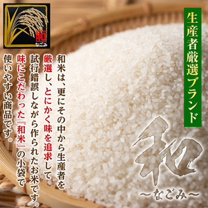 isa571 鹿児島県産！伊佐米ヒノヒカリ和～なごみ～ (計900g・450g×2個) お米 白米 ひのひかり 詰め合わせ 小分け【神薗商店】